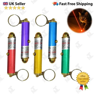 Laser Pointer Pen Cat Toy Red Laser Pet Training Light & Chase Fun Pet Toys 1MW