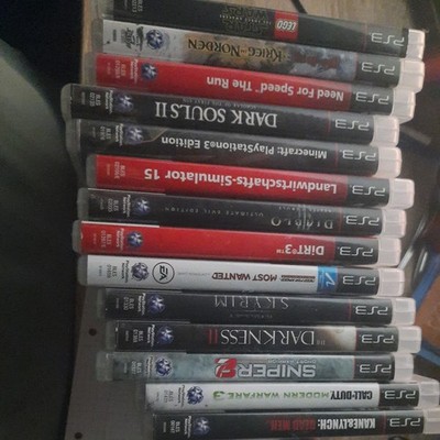 10 Sony PlayStation 3 Spiele + 4 Weitere FSK 18 Spiele PS3