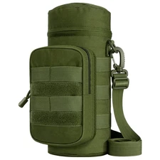 Tactical Molle Water Bottle Pouch Shoulder Strap for Outdoor Travel