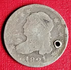 1821-P Capped Bust Dime — photo from another recent sale