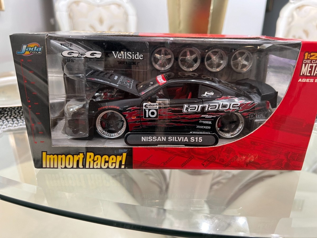 jada toys Import Racer S15シルビア　1/24 Jada 1:24 Import Racer White Nissan Silvia S15 | eBay