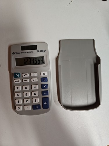 Texas Instruments Ti-30x IIS Scientific Calculator & TI-1706+ Regular (2-Works) - Picture 9 of 13