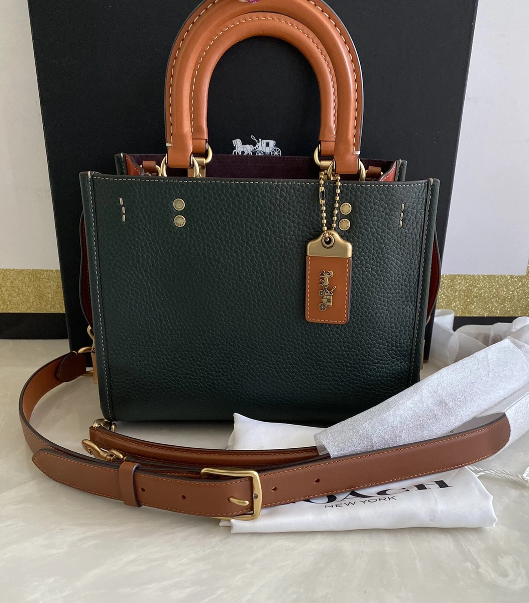 NEW COACH AMAZON GREEN COLORBLOCK ROGUE 25 C5575 eBay