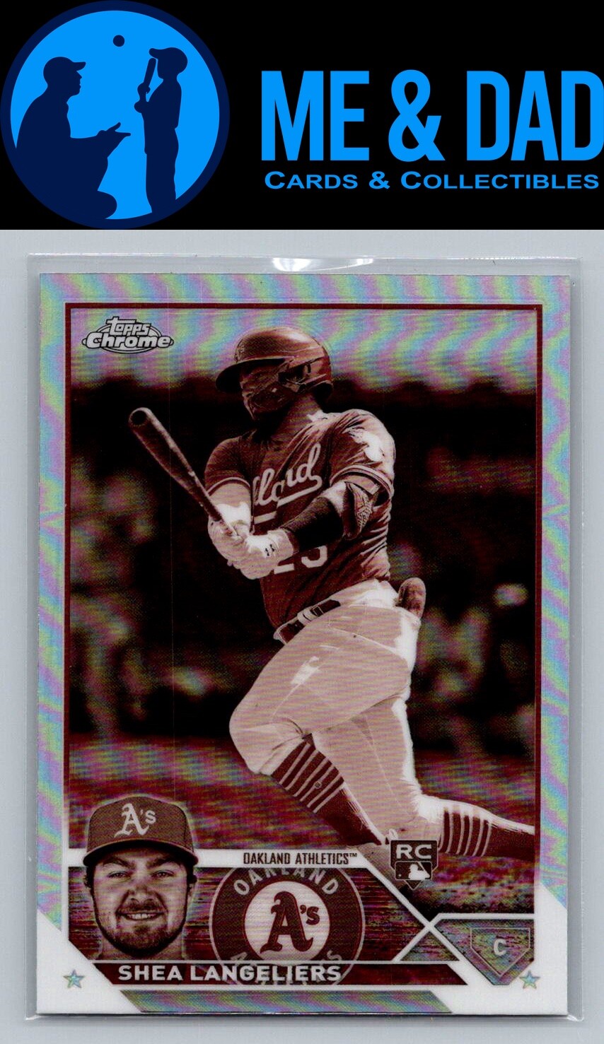 2023 Topps Chrome #175 Shea Langeliers Sepia Refractor