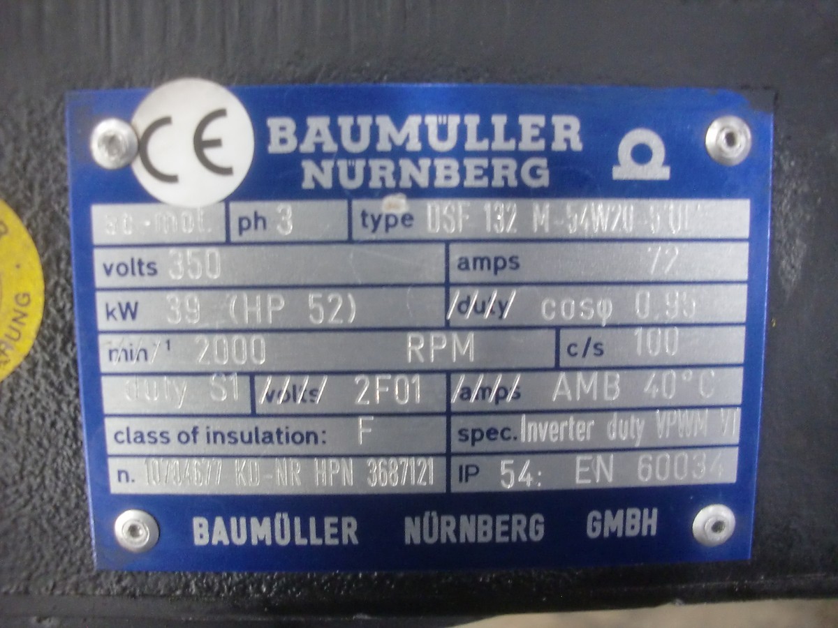 BAUMULLER SERVOMOTOR DSF 132 M-54W20-5 UL | eBay BAUMULLER SERVOMOTOR DSF 132 M-54W20-5 UL | eBay