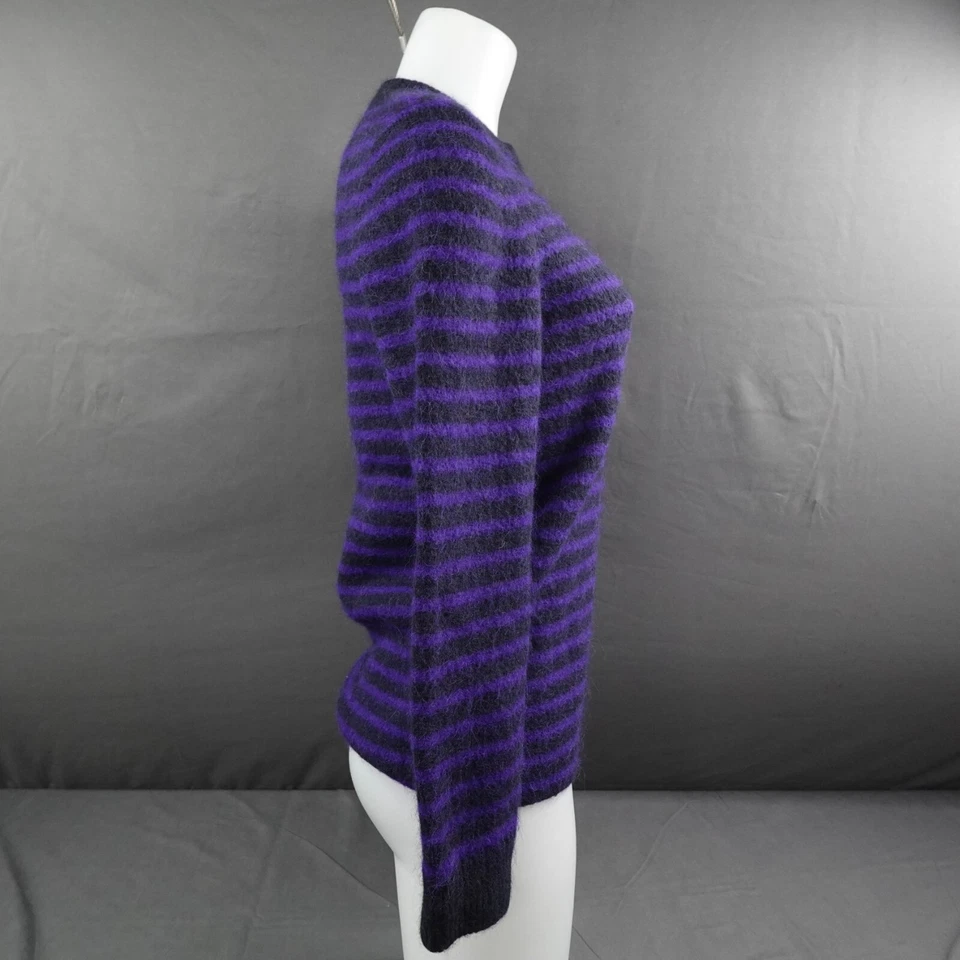 Suéter COS Mujer Pequeño Púrpura Lana Alpaca Preppy Academia Acogedor Indie Softgirl Foto 4 de 4