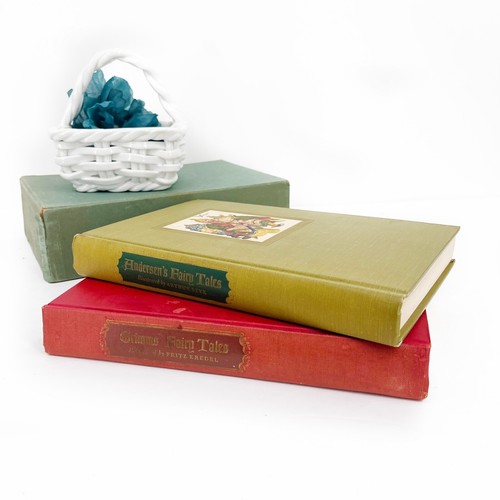 Andersen's Fairy Tales Grimm's Fairy Tales 2 Volume Slip cased Set 1945 - Picture 1 of 12