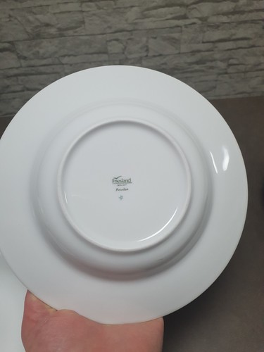 Friesland Germany Porzellan Ess Geschirr Set ✨️ 18 Teilig ✨️ weiß mit Muster - Bild 8 von 12