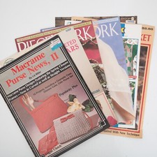 Pattern Booklets Piecework Wedding Macrame Purse News Crochet Collars Vtg