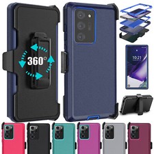 For Samsung Galaxy Note20 Ultra 5G Case Heavy Duty Phone Cover / Clip Holster