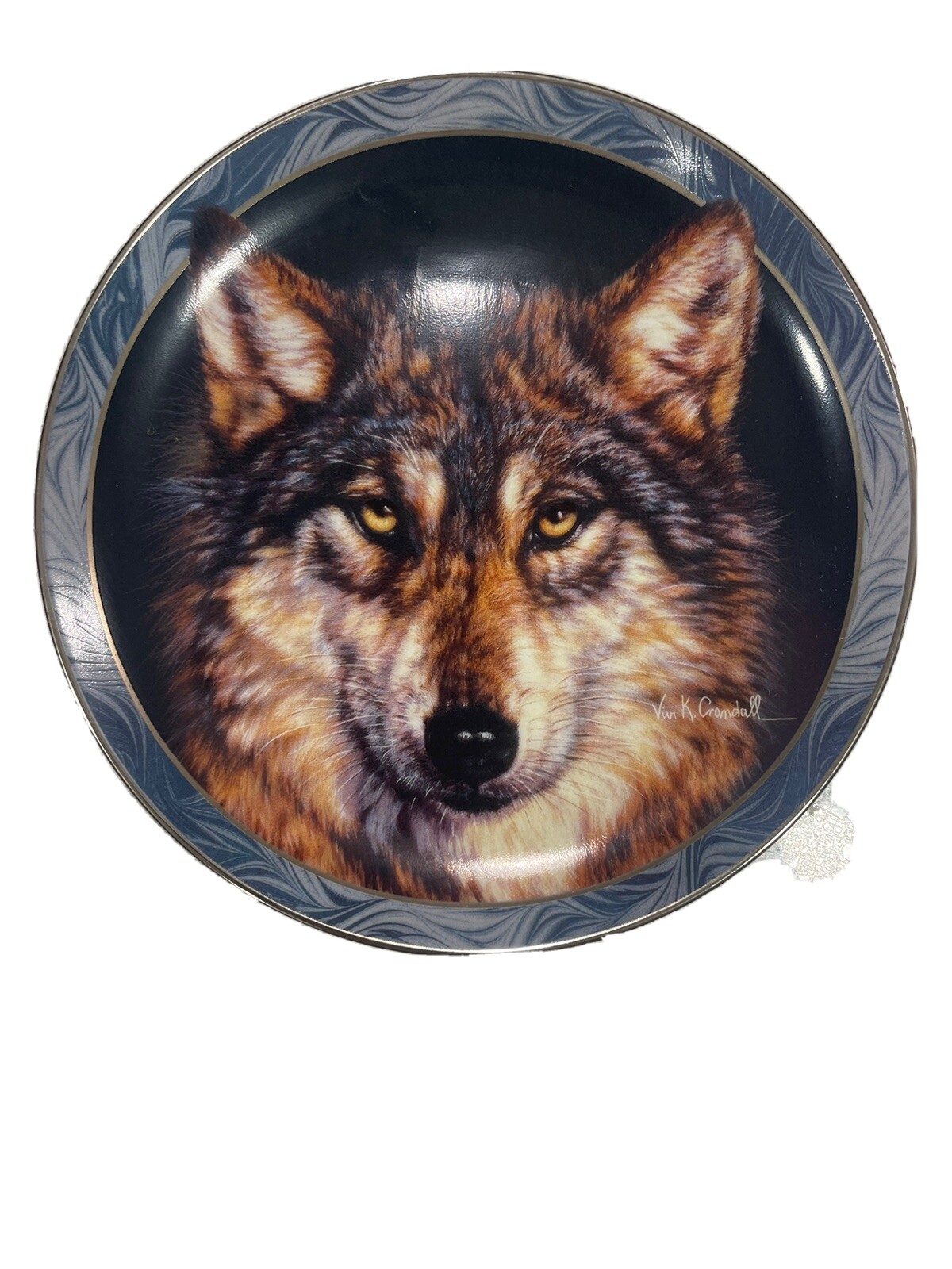bradford exchange wolf plates eBay