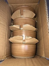 New Hearth and Hand With Magnolia Stoneware Mini Bowls Set 4 Dessert Snack 4.5”