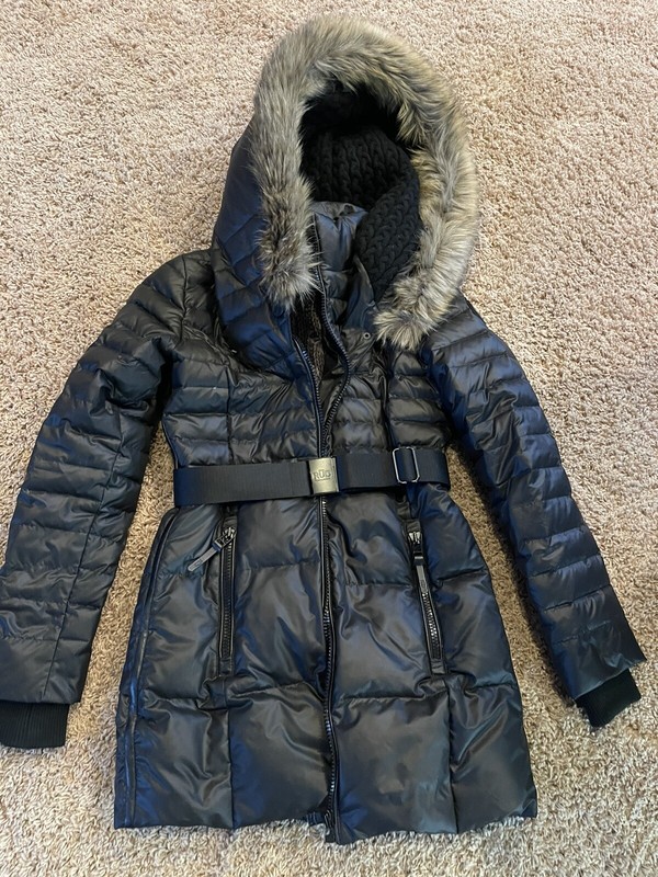 rud by rudsak black coat size s