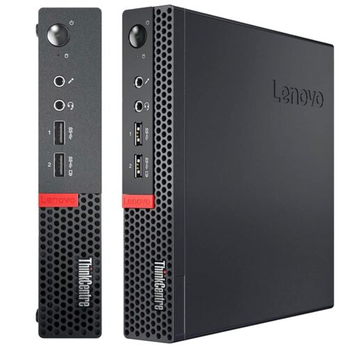 Lenovo Tiny Desktop PC Intel Core i5 6th Gen 16GB 1TB SSD/HD Windows 10 Pro WiFi - Photo 1 sur 12