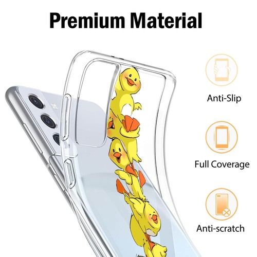 Silicone Soft TPU Case For Samsung Galaxy S22 S21 FE S23 S24 Animals Phone Cover - Picture 60 of 100