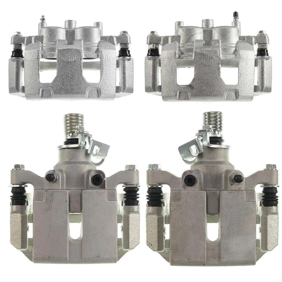 4x Pinzas de freno delanteras y traseras con soporte para Chevy Impala 11-13 Impala Limited Foto 4 de 4