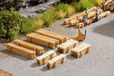 NOCH 14628 L-C Bretterstapel, 8 Stapel Spur N (Laser-Cut minis) #NEU in OVP#