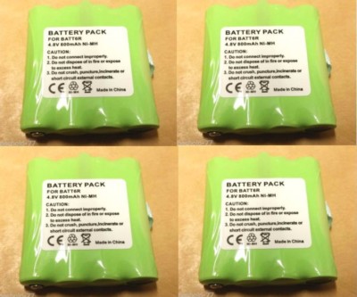 4 AKKUS 800MAH KOMPATIBEL MIDLAND BATT-6R G8 M24 M48 M99 INTEK MT3030 MT4040