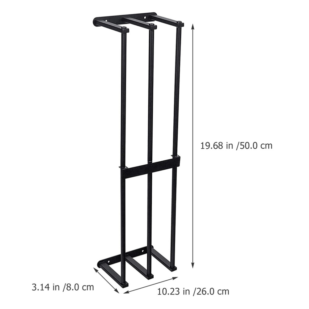 3 Bar Wall Mounted Towel Rack Bath Storage Holder Stainless Steel Bathroom UK eBay