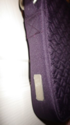 Brand New BELKIN Purple Quilted Padded Shoulder Crossbody Holds upto 12" Tablet - Picture 11 of 12