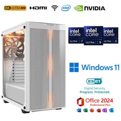 Videoschnitt PC Ultra 5 245k RTX 5060 500GB SSD 3TB HDD 128GB RAM Windows 11 w
