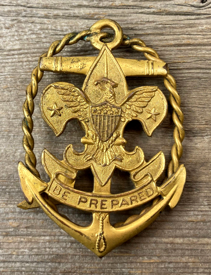 Vintage Early BSA Boy Scouts of America SEA SCOUT HAT BADGE eBay