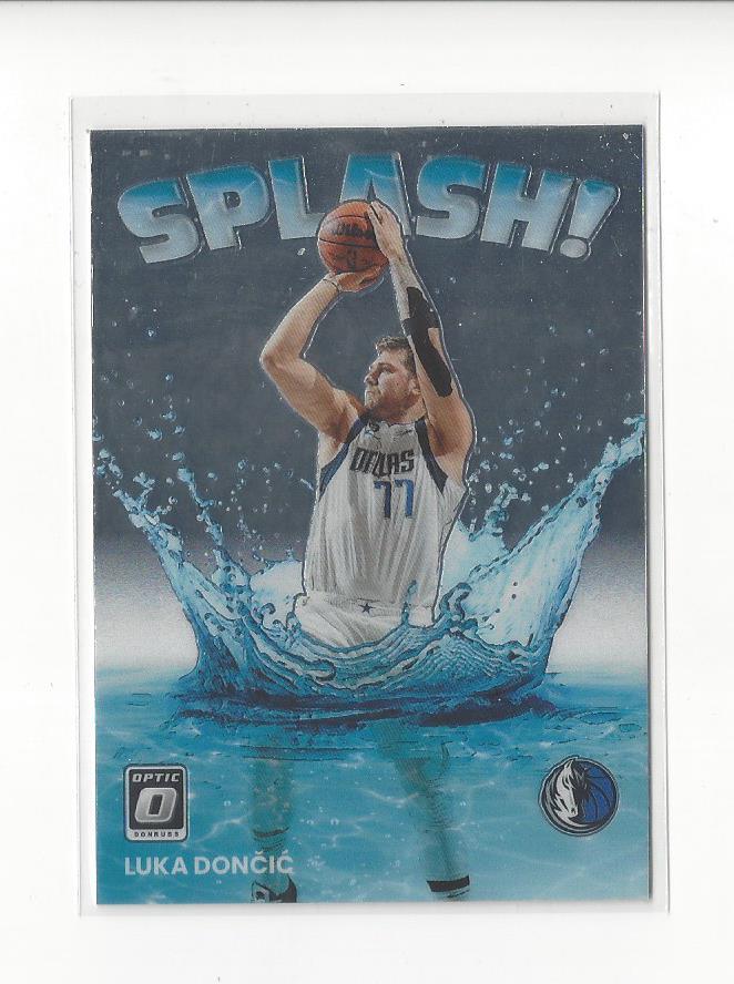 2022-23 Donruss Optic Splash! #11 Luka Doncic Mavericks