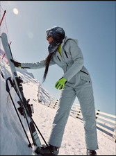 NWT Free People Movement All Prepped Ski Suit Light Blue Sz L