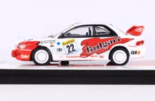 For Fine 1:64 Scale White #22 GC8 WRC Rally Sports Diecast Model Metal Car