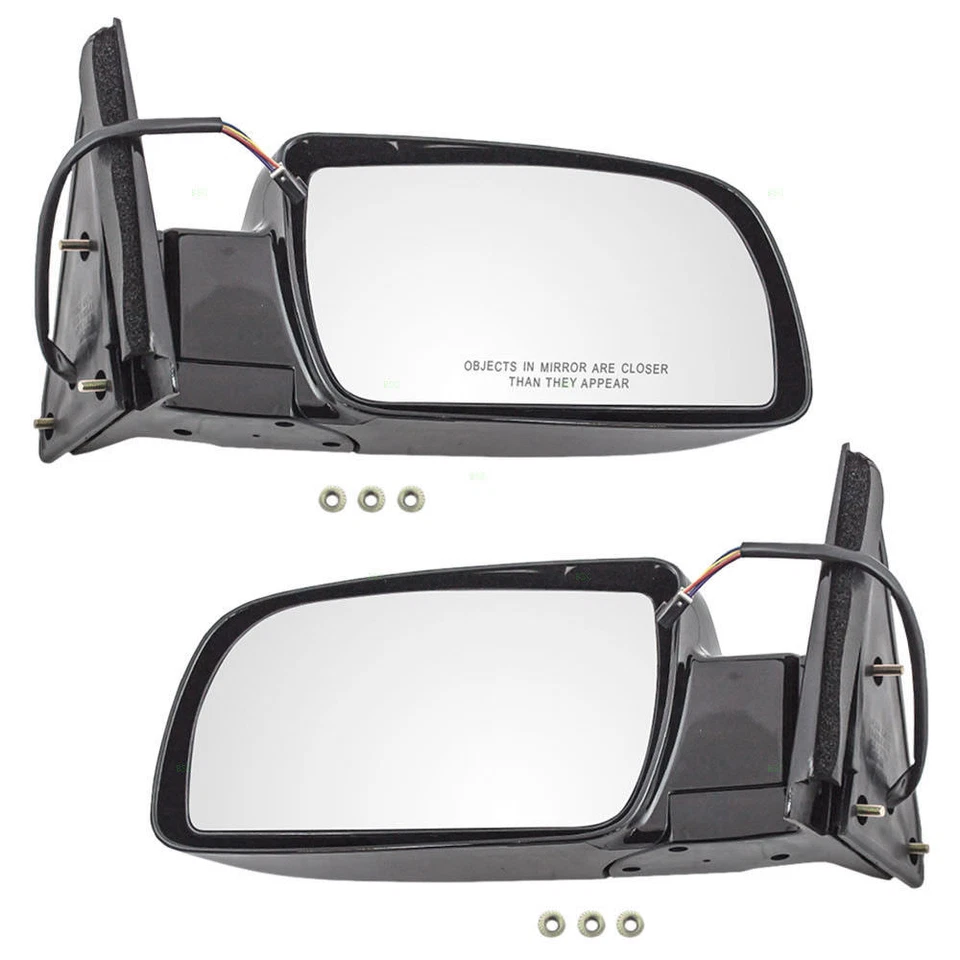 Juego de espejos retrovisores eléctricos laterales para conductor y pasajero para camionetas Chevrolet GMC C/K 1988-1998 Foto 2 de 3