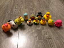 Mixed Lot Of 12 Rubber Duck Bath Toys Used Munchkin Rinco Oriental Trading