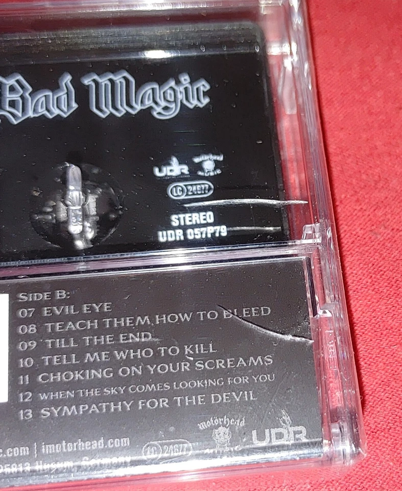 *RARE* Sealed Motorhead XXXX Bad Magic Cassette Tape 2015 Record Store Day RSD  - Image 4 of 4