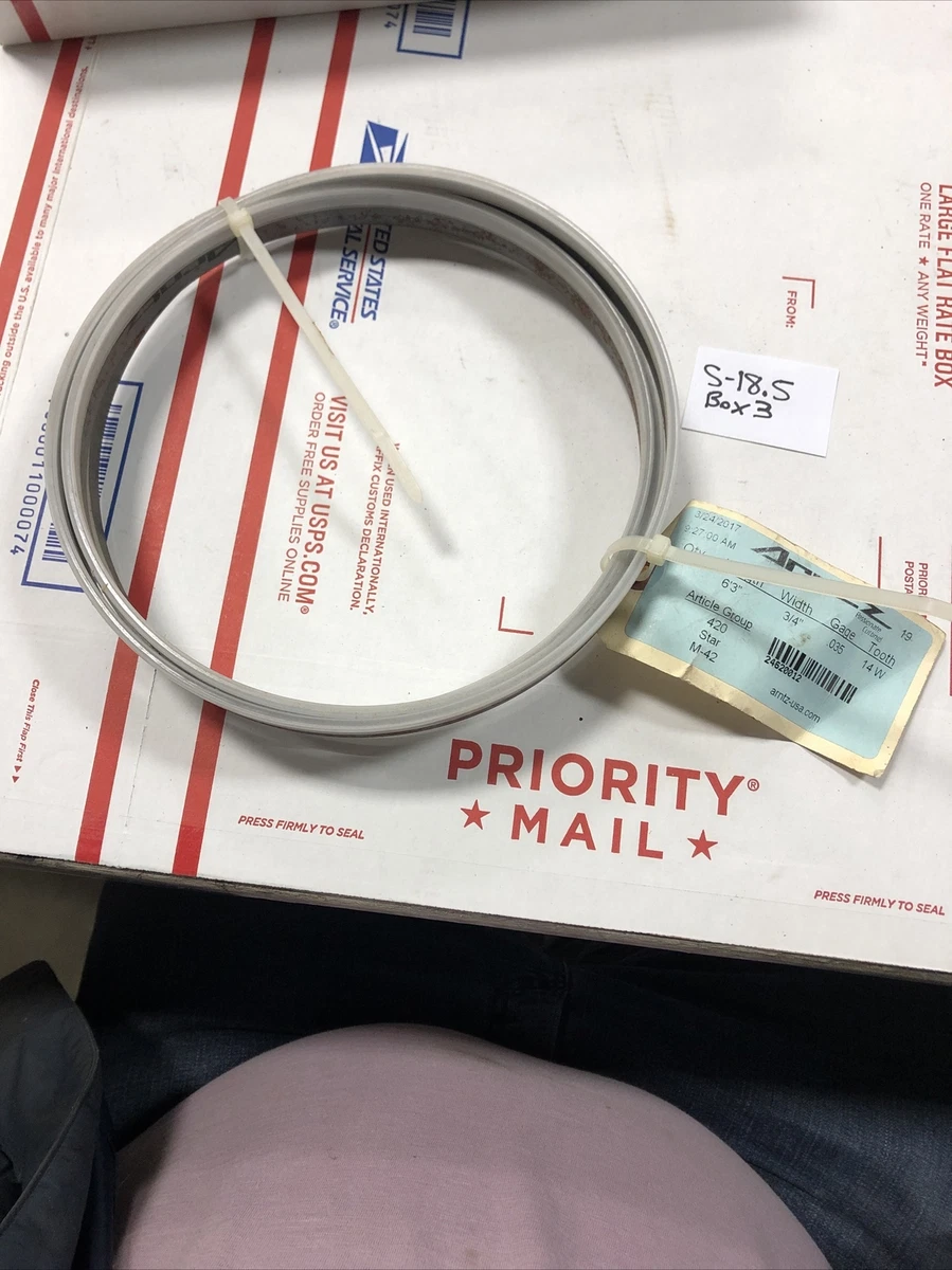 BRAND NEW ARNTZ 6 3 3 4 WIDE .035 GAGE 14W TOOTH BAND SAW BLADE