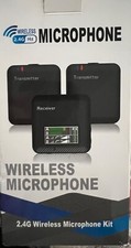 Wireless Clip-On Wireless Microphone System Brand New