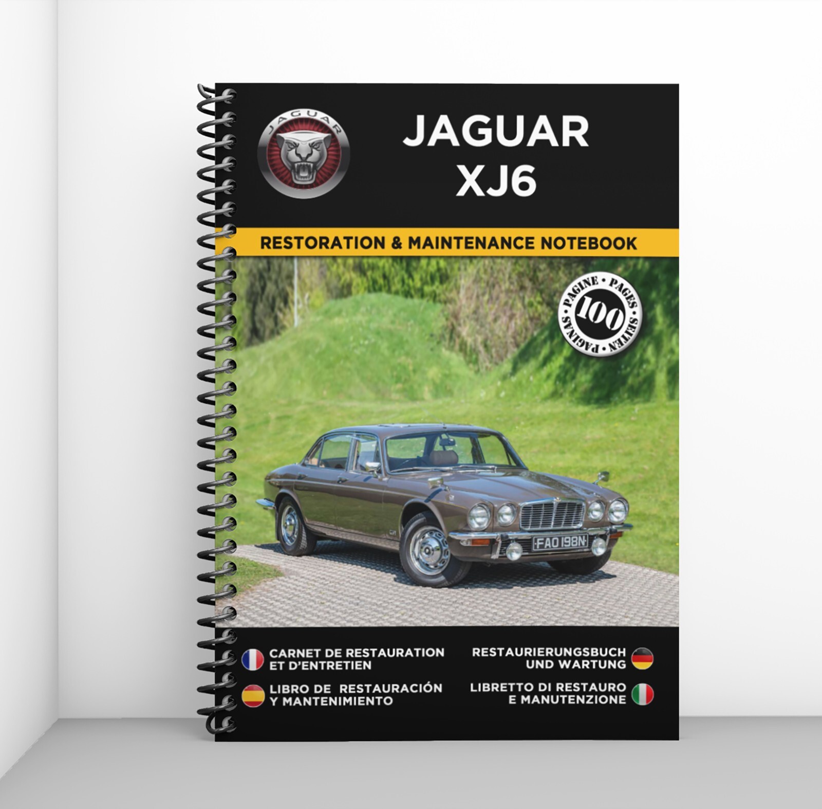 Carnet de restauration Jaguar XJ6 pour organiser vos pieces et eviter les erreurs