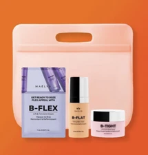 MAELYS 4p Set B-Flat B-Tight B-Flex Cosmetic Bag $50 Value NIB