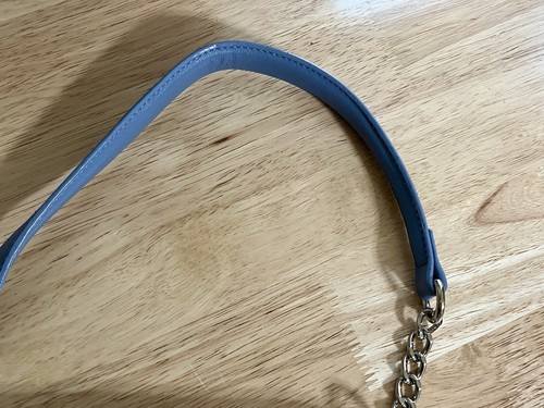 Juicy Couture Slate Blue Be Classic II Rhinestone Shoulder Bag Purse NWOT - Picture 6 of 12