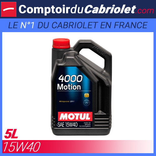 Olio Motul 4000 Motion 15W40 - 5L per Motore 4 Tempi