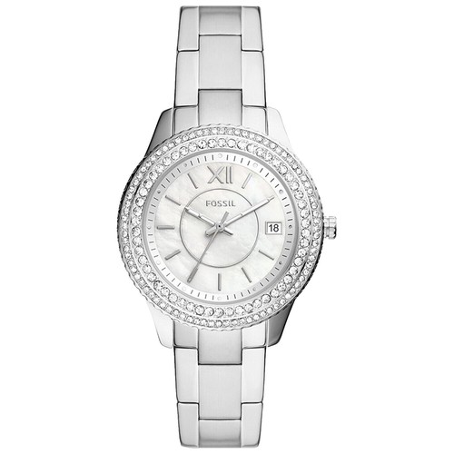 Fossil ES4644 Women\'s Quartz Watch Silver Mesh Minimalist Slim Wristwatch Fossil ES4644 Women main image 2