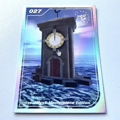 LIMITED RUN GAMES Silver Trading Card #027  Real Myst  BRANDNEU, SWITCH