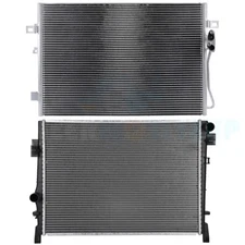 Aluminum Radiator & AC Condenser Cooling Assembly for 2011-2019 Dodge Journey