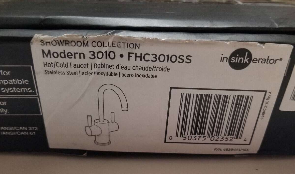 InSinkErator FHC3010SS Modern Hot and Cold Water Dispenser, Stainless Steel  | eBay