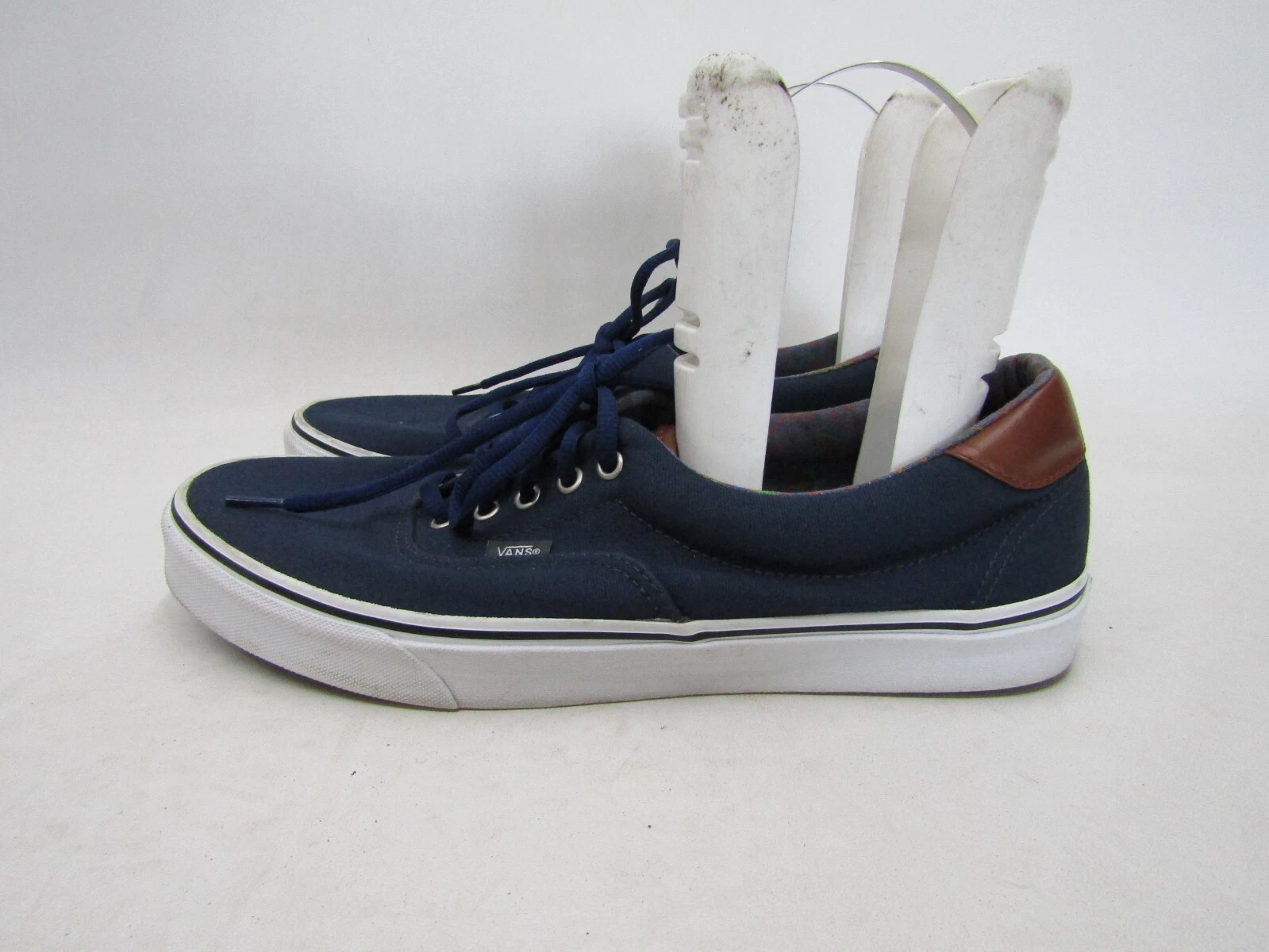 Scarpe sneakers basse Vans uomo taglia 13 blu lacci casual