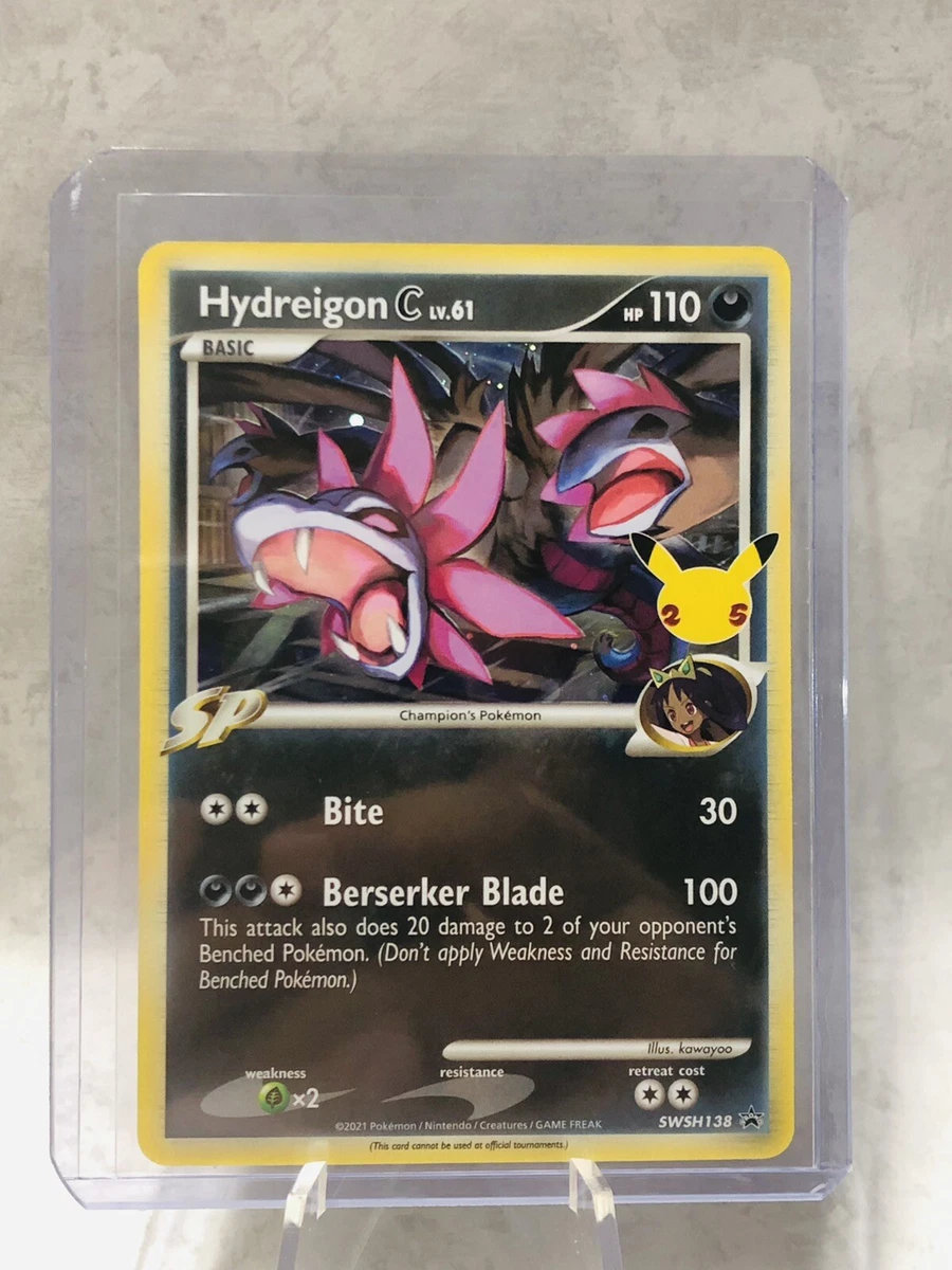 Hydreigon C Lv.61 SWSH138 Sword & Shield Celebrations Black Star Promo NM
