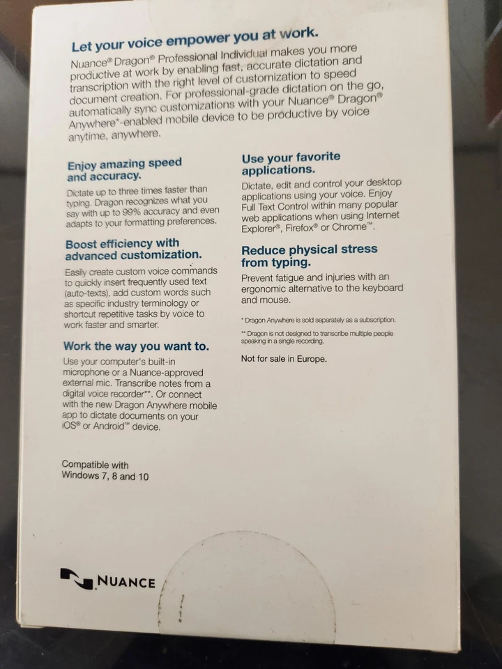 Dragon NaturallySpeaking Professional Individual Academic - Image 2 of 3