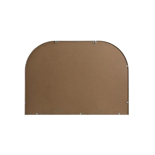 Elegant Decor Blaire 42x30" Arch Modern MDF Wood/Iron Mirror in Silver - Picture 4 of 9
