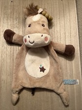 Douglas Baby Pony Lovey Cream Brown Security Horse Cuddle Soft Plush Toy 13"
