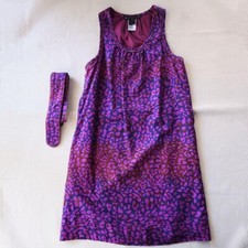 marc by marc jacobs silk dress flower purple XS japan