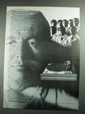 1973 Garrard Zero 100 Turntable Ad - Engineers Who Made