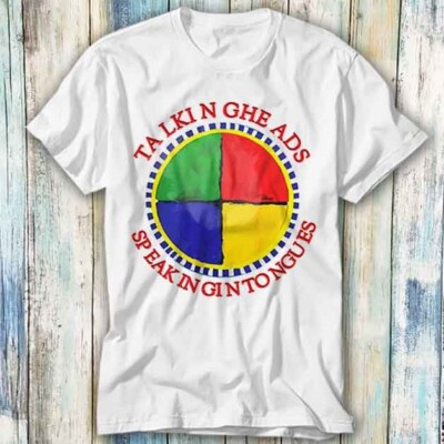 T-Shirt Talking Heads Speaking In Tongues Rock Punk Meme Geschenk Top Unisex 717